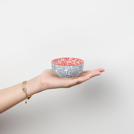 Selamica Ceramic 4 OZ Dipping Bowls Set of 6, Assorted Colors | 3.5 Inch Mini Bowl for Dipping, Side Dishes, Microwave Dishwasher Safe