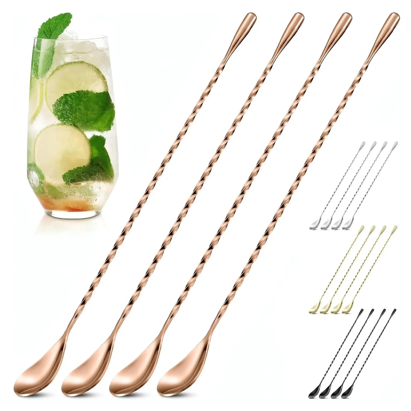 6 PCs Ceramic Handle Coffee Spoons Set – 6.1" Small Dessert Spoons with Floral Design – Stainless Steel Tea & Dessert Sugar Spoon for Coffee Bar, Espresso, Hot Drinks | Kitchen Gift Set for Women