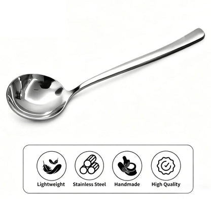 【AREL】4/8 PCs Stainless Steel Soup Spoon Set,home essentials