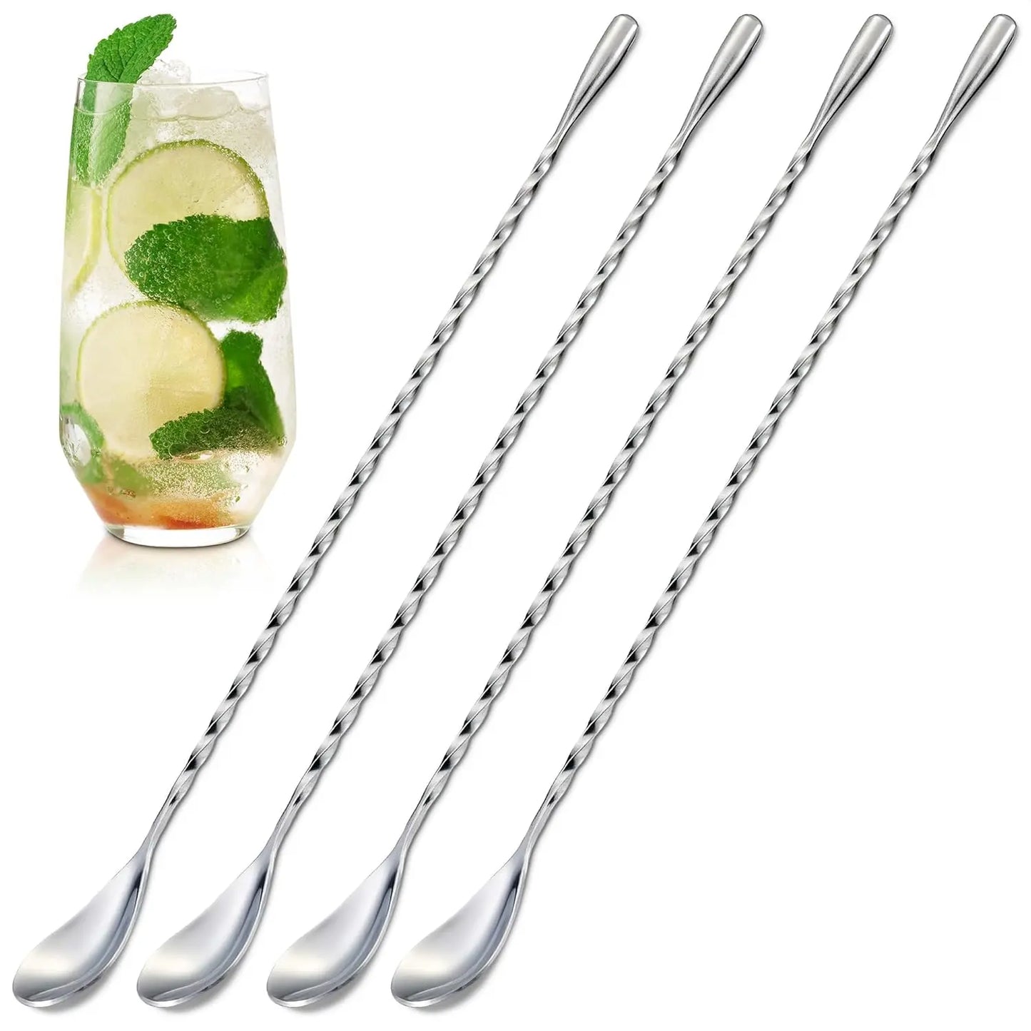 6 PCs Ceramic Handle Coffee Spoons Set – 6.1" Small Dessert Spoons with Floral Design – Stainless Steel Tea & Dessert Sugar Spoon for Coffee Bar, Espresso, Hot Drinks | Kitchen Gift Set for Women