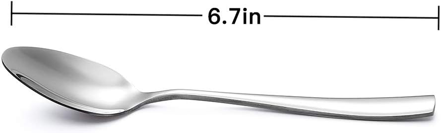 Eslite 12-Piece Stainless Steel Teaspoon,6.7-Inches