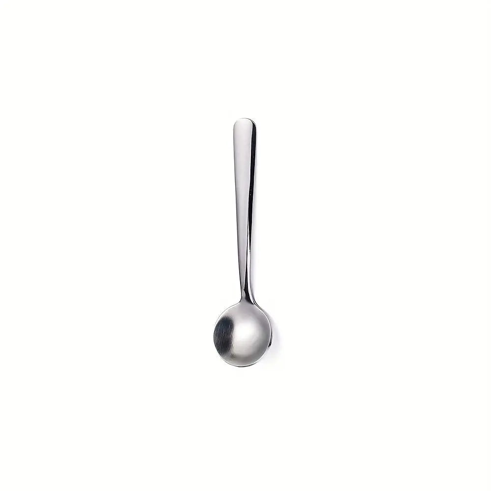 Mini Stainless Steel Spoons, 304 Grade - Seasoning Spoon, Jam Spoon, Mixing Spoon, Three Sizes, Silvery/Golden Finish, Polished & Smooth Edges, Kitchen Utensil, Food Prep Tool, Compact Size, Elegant Spoon, Rustresistant Spoon, Highquality Spoon, Multipurp