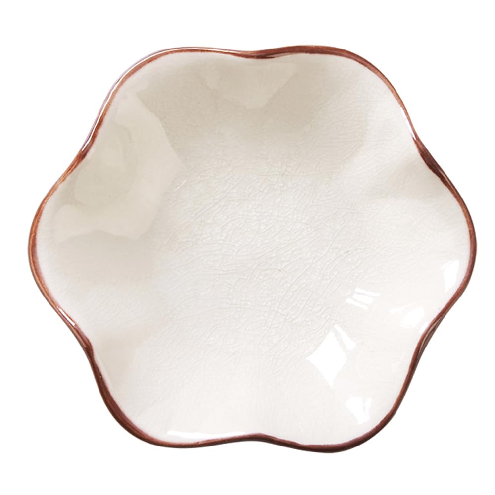 JAMEND CLXP Lotus Leaf Shape Decorative Ring Tray, Small Key Bowl, Ceramic Trinket Tray Jewelry Dish Organizing Necklace Earrings, Home Decoration for Mom Best Friend Sister, Pink.