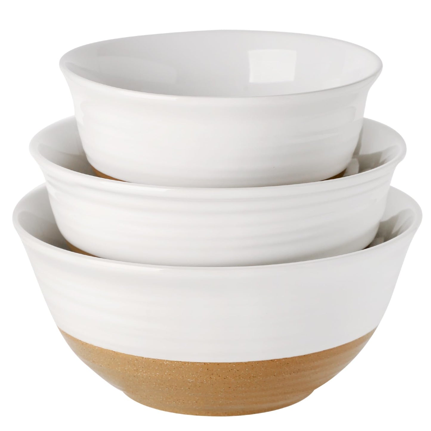 Hasense Ceramic Soup Bowls Set of 4, 40 Ounce Large Cereal Bowls for Kitchen, 7 Inch Serving Bowls for Salad Pasta Ramen Pho Popcorn, Dishwasher Microwave Safe, Navy Blue