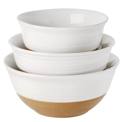 Hasense Ceramic Soup Bowls Set of 4, 40 Ounce Large Cereal Bowls for Kitchen, 7 Inch Serving Bowls for Salad Pasta Ramen Pho Popcorn, Dishwasher Microwave Safe, Navy Blue