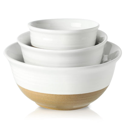 Hasense Ceramic Soup Bowls Set of 4, 40 Ounce Large Cereal Bowls for Kitchen, 7 Inch Serving Bowls for Salad Pasta Ramen Pho Popcorn, Dishwasher Microwave Safe, Navy Blue