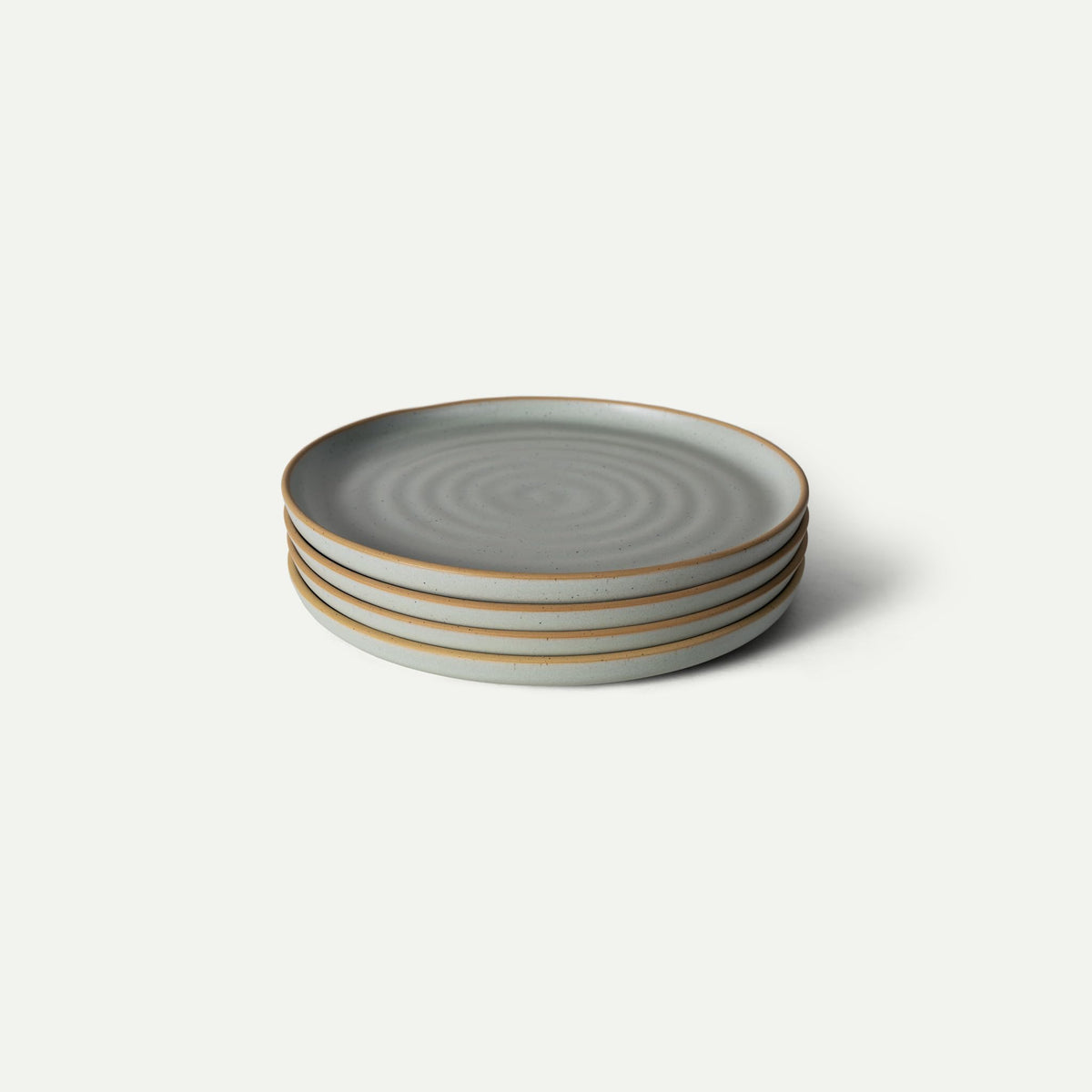 Mora Large Plates Set of 4, 10.5 inch Ceramic Pottery Dinner Plates - Microwave, Oven and Dishwasher Safe - Night