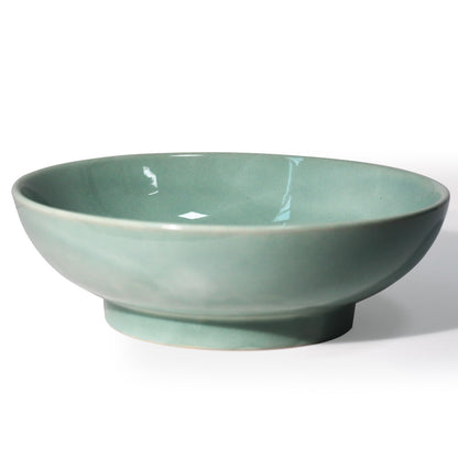 10" Decorative Bowl,Ceramic Fruit Bowl for Kitchen Counter,Coffee Table, Dining Room,Table Centerpiece Bowel,Entryway Key Holder & Jewelry Organizer (Ocean Blue)