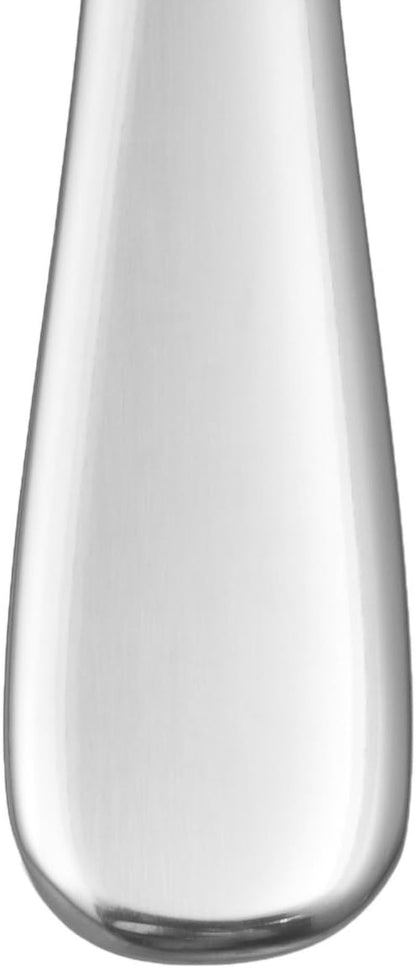 Amazon Basics Stainless Steel Dinner Knives with Round Edge, Silverware, Table Knives, Restaurant Quality, Pack of 12, Silver
