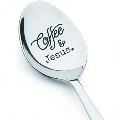 Stainless Steel Kitchen Cutlery Spoon for Sisters, 19x2.8 Cm, Durable & Stylish Design, Perfect Sister Gift Idea, Ideal for Christmas & Special Occasions, Kitchenware
