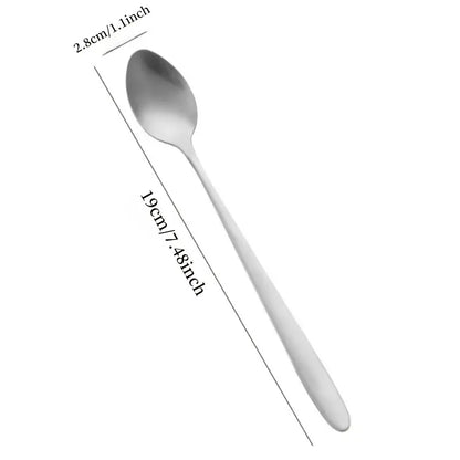 Funny Coffee Lover Spoon Gift, Engraved Stainless Steel Coffee Spoon for Women, Birthday Thanksgiving Christmas Gift Idea, Tableware Cutlery