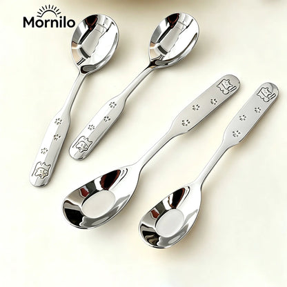 1Pcs/2Pcs Camping Gear, Glamping Essentials, EDC Backpack Tableware, Hiking Cutlery, RV Travel Utensils, Backpacking Spoon, Beach Picnic, Outdoor Survival, Road trip，Reusable Cutlery, Stainless Steel Flatware, P0ortable Tableware, Heavy-Duty Dinner Spoon