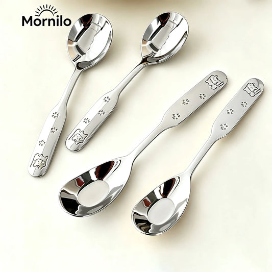 1Pcs/2Pcs Camping Gear, Glamping Essentials, EDC Backpack Tableware, Hiking Cutlery, RV Travel Utensils, Backpacking Spoon, Beach Picnic, Outdoor Survival, Road trip，Reusable Cutlery, Stainless Steel Flatware, P0ortable Tableware, Heavy-Duty Dinner Spoon