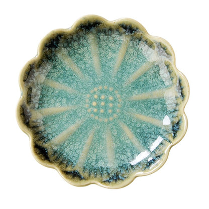 JAMEND CLXP Lotus Leaf Shape Decorative Ring Tray, Small Key Bowl, Ceramic Trinket Tray Jewelry Dish Organizing Necklace Earrings, Home Decoration for Mom Best Friend Sister, Pink.
