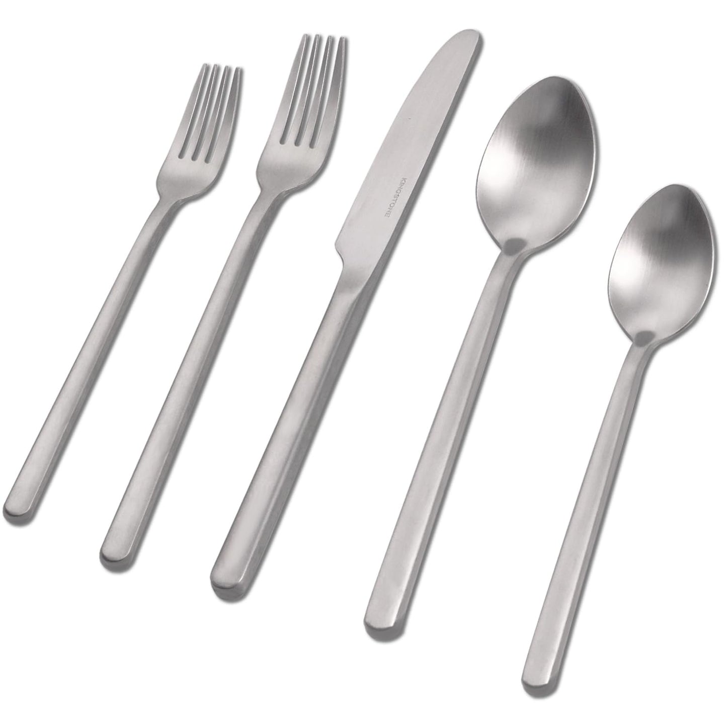 40 Piece Silverware Set, Flatware Set for 8, 18/10 Stainless Steel Cutlery Set Mirror Polished Modern Design Dishwasher Safe