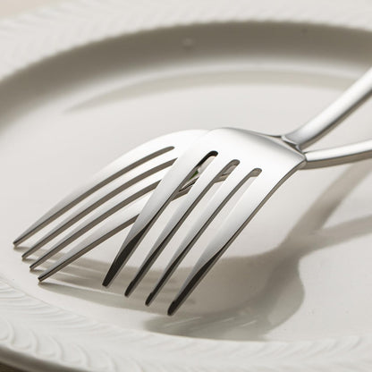 Forks 12 Piece Dinner Forks Set, 18/10 Stainless Steel, 8.18 Inch | Food Grade Metal Forks, Mirror Polished, Dishwasher Safe, Rust Resistant, for Home Kitchen, Weddings, Parties & Restaurants