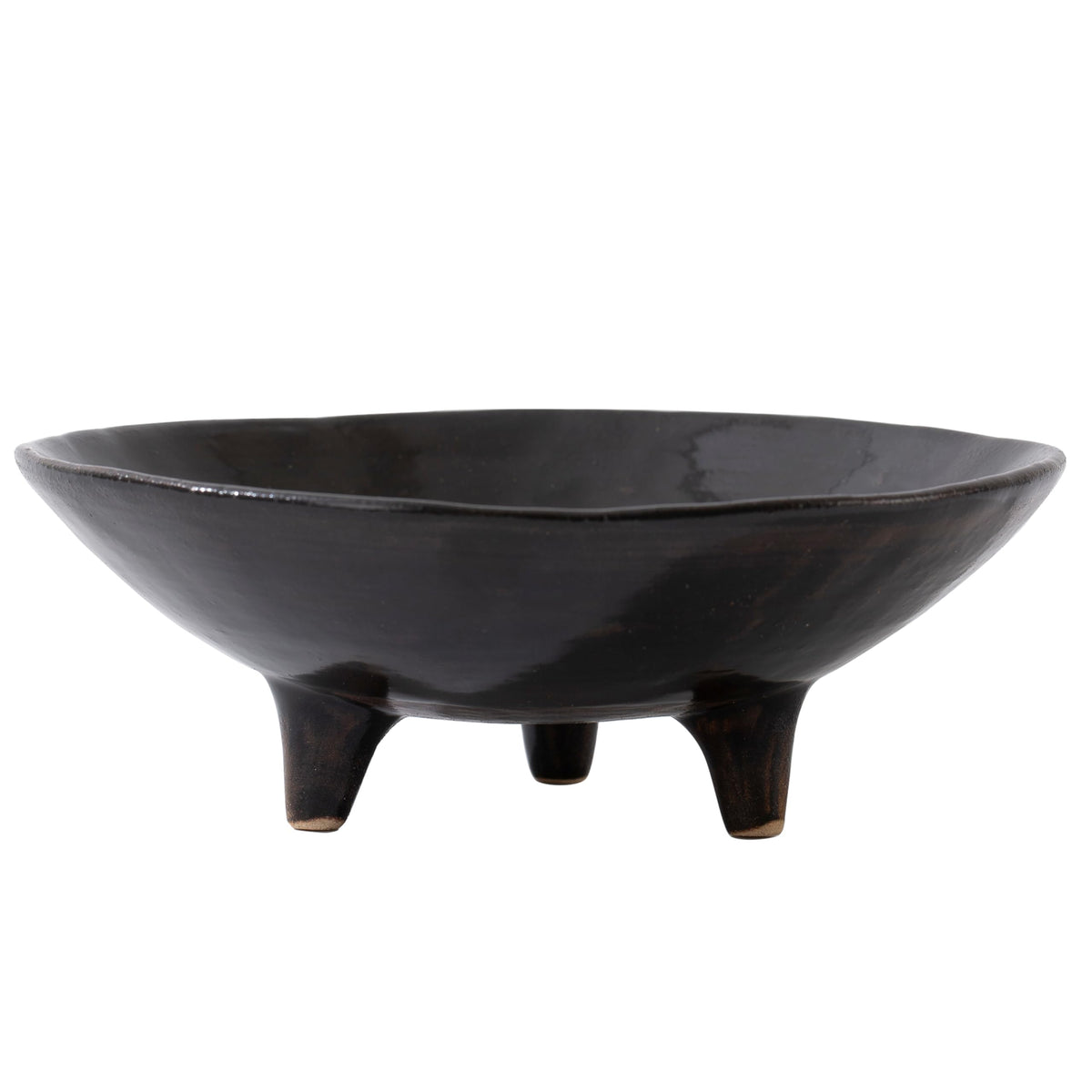 6" Small Decorative Bowl, Multi-Purpose Decorative Bowls for Keys, Candy and Home Decor, Ceramic Bowl （Retro White）