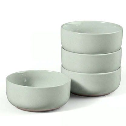 E-far Cereal Bowls Set of 4, 27oz Ceramic Deep Soup Bowls, Multicolor | Kitchen Microwave Safe Bowls for Serving Prep, Rice, Dessert, Snack, Salad, Oven & Dishwasher Safe, Speckled Multicolor