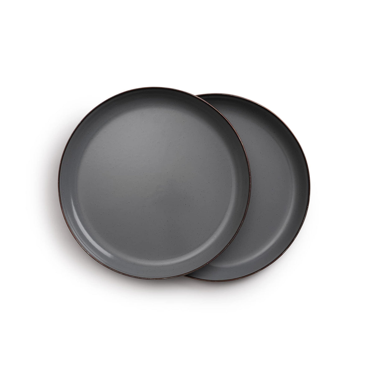 Barebones 8 Inch Salad Plate - Set of 2 Salad Plates - Enamelware Plates - Durable Kitchen or Camping Plate - Eggshell