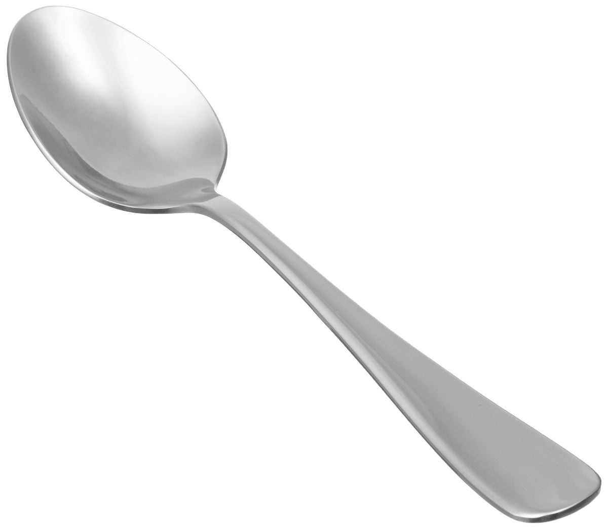 Amazon Basics Stainless Steel Dinner Knives with Round Edge, Silverware, Table Knives, Restaurant Quality, Pack of 12, Silver