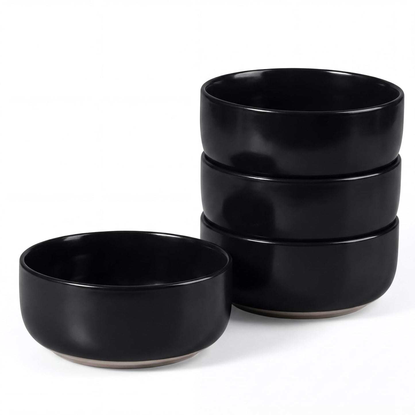 E-far Cereal Bowls Set of 4, 27oz Ceramic Deep Soup Bowls, Multicolor | Kitchen Microwave Safe Bowls for Serving Prep, Rice, Dessert, Snack, Salad, Oven & Dishwasher Safe, Speckled Multicolor