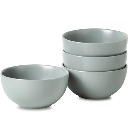 Cereal Bowls, 24 oz Soup Bowls Set of 4, Ceramic Bowls Set for Salad, Fruit, Breakfast, Dessert, Stoneware Bowls for Kitchen, Dishwasher & Microwave Safe, Matte Black