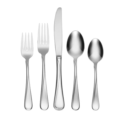 Oneida Flight Teaspoons Silverware Set for 6, Flatware | mirror finish, dishwasher safe | cutlery set for kitchen and dining, utensil set, kitchen gifts for women, heavy duty