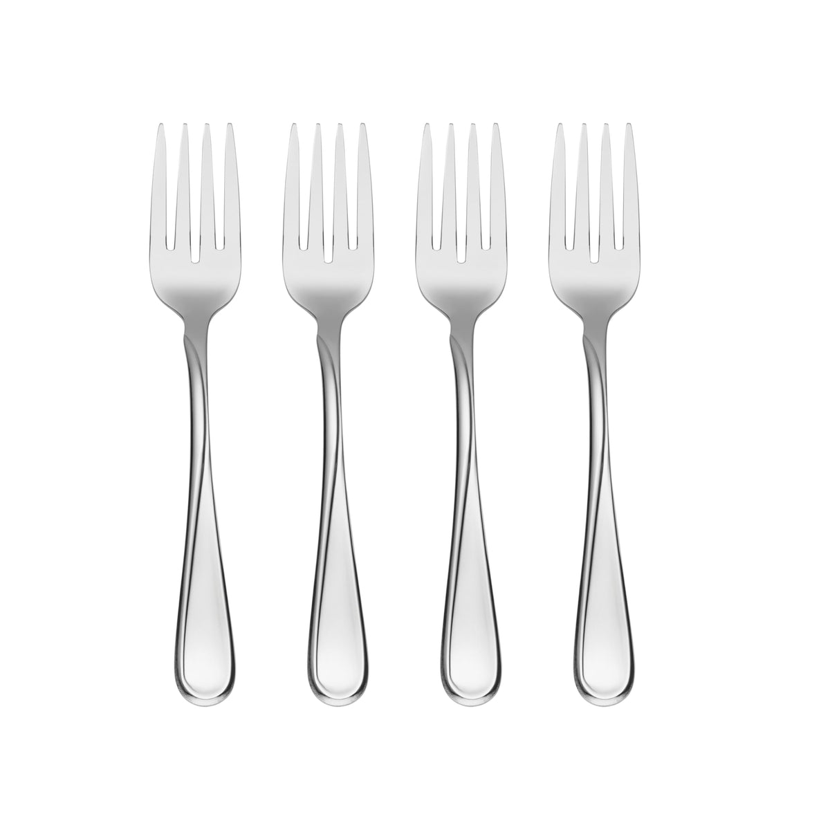Oneida Flight Teaspoons Silverware Set for 6, Flatware | mirror finish, dishwasher safe | cutlery set for kitchen and dining, utensil set, kitchen gifts for women, heavy duty