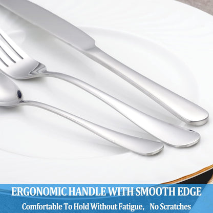 Teaspoon Set,16 Piece 6.7" Spoons Silverware, Premium Food Grade Stainless Steel Tea Spoons, Durable Small Spoon, Good Teaspoons, Kitchen Dessert Spoon Set, Mirror Finish & Dishwasher Safe