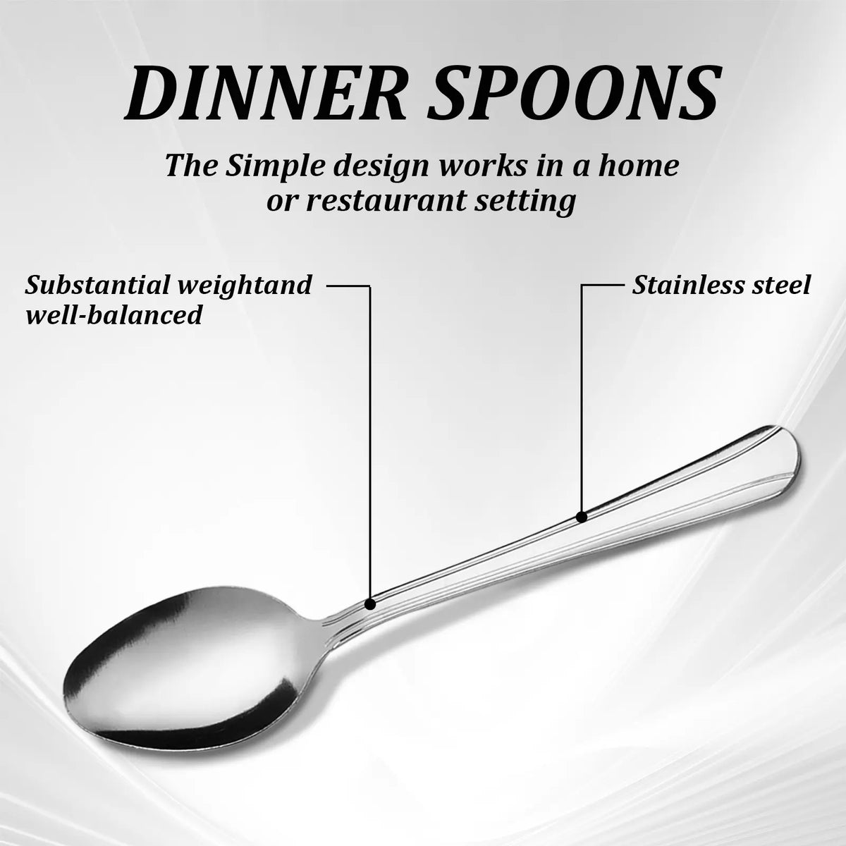 60pcs Halloween Silver Spoons Set - Mirror-Shine Look, Mirror-Polished Stainless Steel, Everyday Wear-Resistant, Solid Finish, Dishwasher Safe Cutlery Tableware for Parties, Special Events Business Use