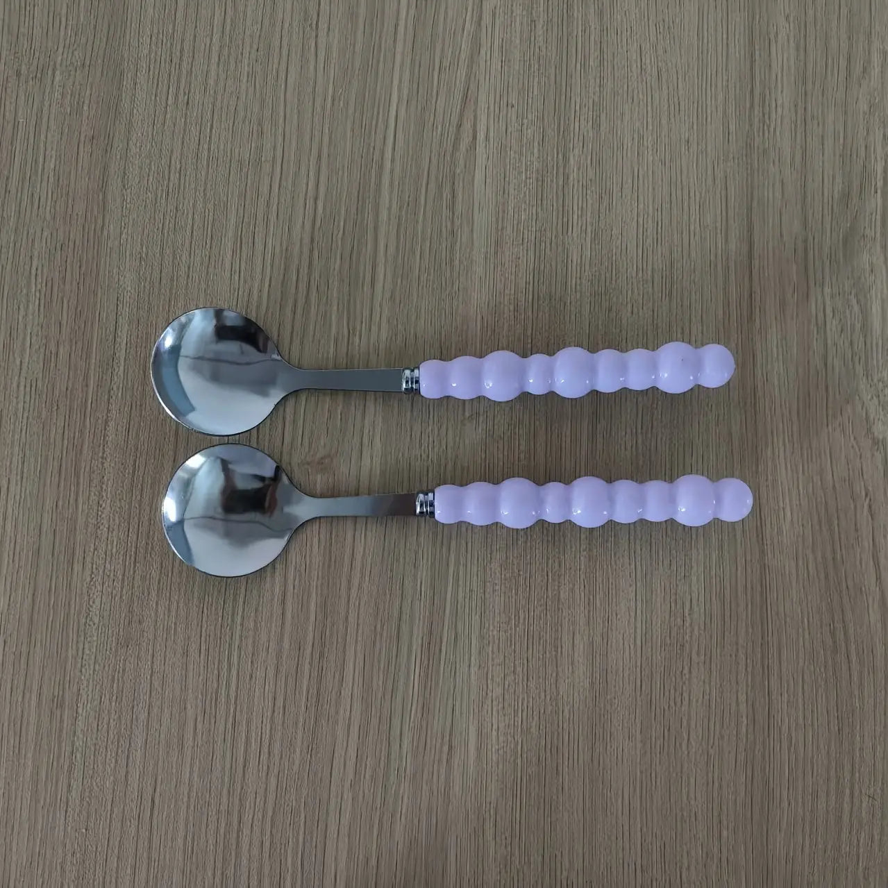 2pcs Colored Pearl Spoon, Modern Home Use Rice Spoon, Small Soup Spoon, Culinary Cutlery