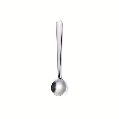 Mini Stainless Steel Spoons, 304 Grade - Seasoning Spoon, Jam Spoon, Mixing Spoon, Three Sizes, Silvery/Golden Finish, Polished & Smooth Edges, Kitchen Utensil, Food Prep Tool, Compact Size, Elegant Spoon, Rustresistant Spoon, Highquality Spoon, Multipurp