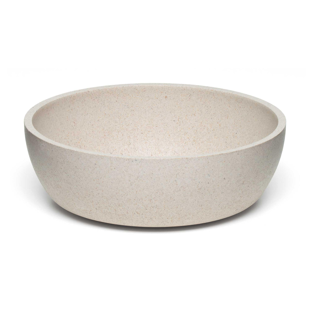 Loving Pets - Dolce Bamboo - Eco-Friendly Pet Bowls & Dishes for Dog, Cats, Puppy Food and Water Dish -Sustainable and Dishwasher Safe, Made with Real Bamboo (Medium, Oat-Beige)