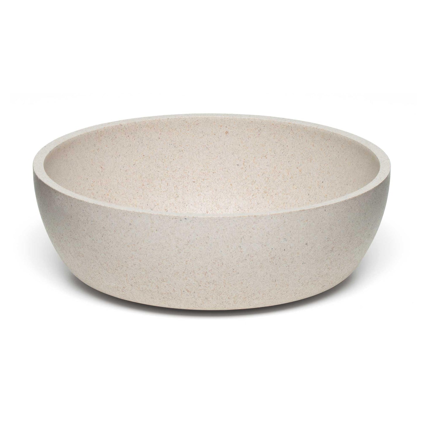 Loving Pets - Dolce Bamboo - Eco-Friendly Pet Bowls & Dishes for Dog, Cats, Puppy Food and Water Dish -Sustainable and Dishwasher Safe, Made with Real Bamboo (Small, Oat-Beige)