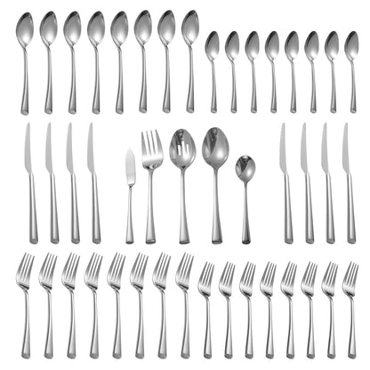 Alata Bailey 20-Piece Forged Silverware Set Stainless Steel Flatware Set,Service for 4,Mirror Polished Cutlery Set,Dishwasher Safe…