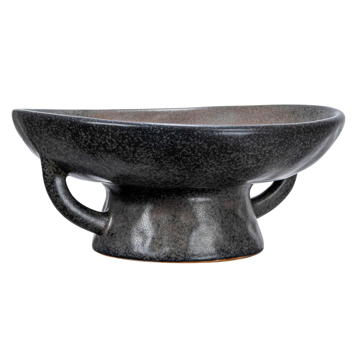 Creative Co-Op Stoneware Bowl w Reactive Glaze, White