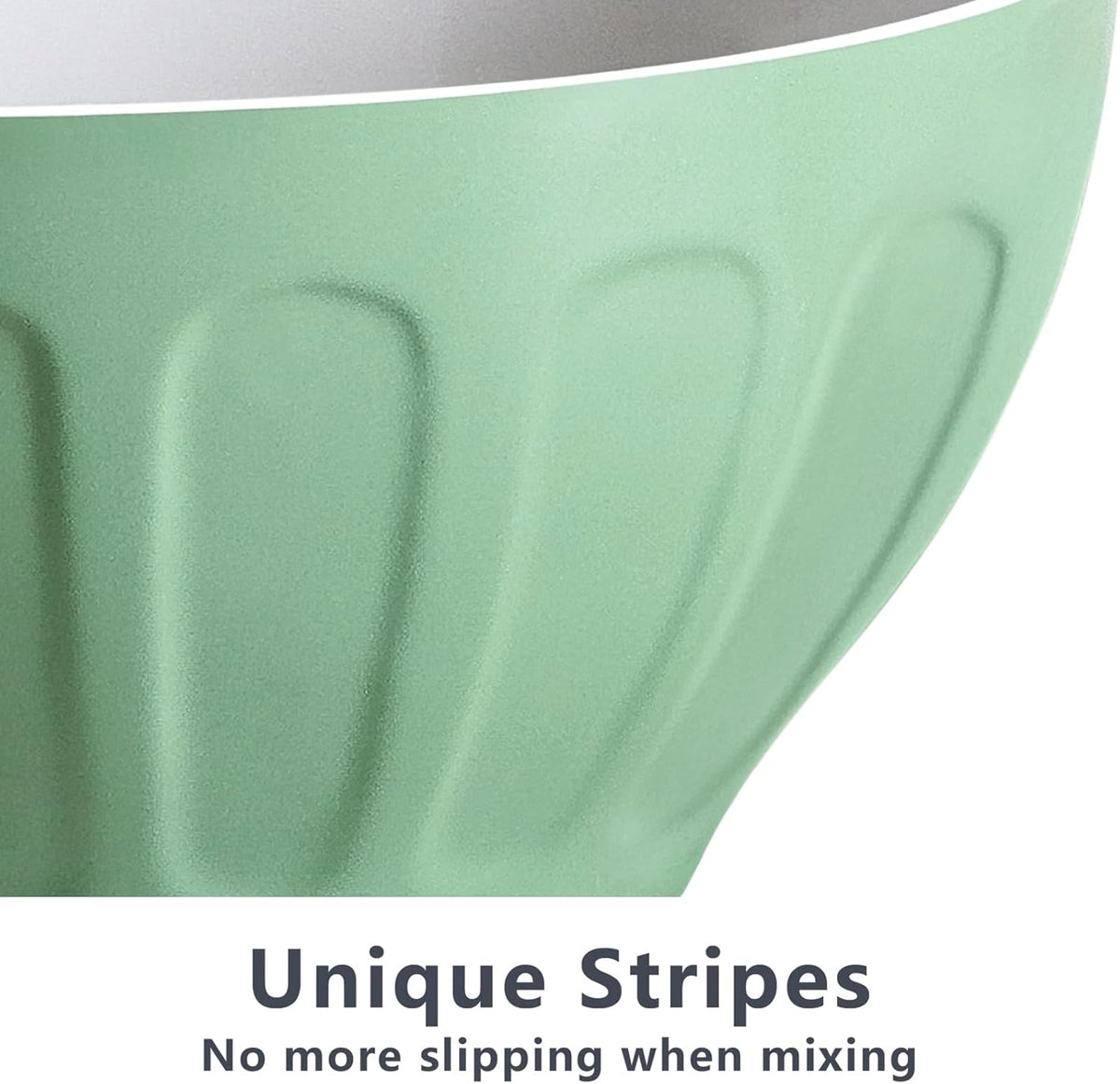 Lareina Ceramic Mixing Bowls Set of 3, Large Nesting Bowls for Serving/Baking/Prepping, Housewarming & Wedding Gift, Oven, Microwave and Dishwasher Safe 3.2/1.7/1.2 Qt, Pastel Color