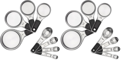OXO Good Grips 4 Piece Stainless Steel Measuring Spoons with Magnetic Snaps