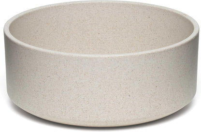 Loving Pets - Dolce Bamboo - Eco-Friendly Pet Bowls & Dishes for Dog, Cats, Puppy Food and Water Dish -Sustainable and Dishwasher Safe, Made with Real Bamboo (Medium, Oat-Beige)