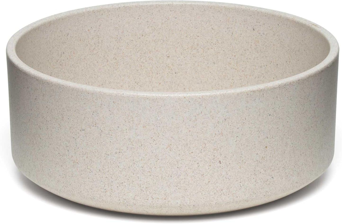 Loving Pets - Dolce Bamboo - Eco-Friendly Pet Bowls & Dishes for Dog, Cats, Puppy Food and Water Dish -Sustainable and Dishwasher Safe, Made with Real Bamboo (Small, Oat-Beige)
