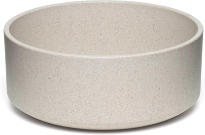 Loving Pets - Dolce Bamboo - Eco-Friendly Pet Bowls & Dishes for Dog, Cats, Puppy Food and Water Dish -Sustainable and Dishwasher Safe, Made with Real Bamboo (Small, Oat-Beige)