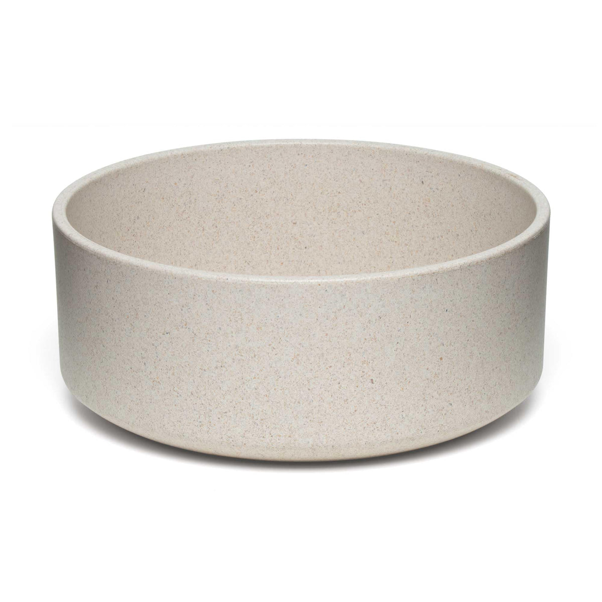 Loving Pets - Dolce Bamboo - Eco-Friendly Pet Bowls & Dishes for Dog, Cats, Puppy Food and Water Dish -Sustainable and Dishwasher Safe, Made with Real Bamboo (Medium, Oat-Beige)