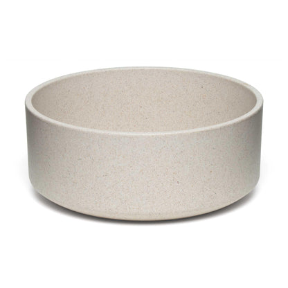 Loving Pets - Dolce Bamboo - Eco-Friendly Pet Bowls & Dishes for Dog, Cats, Puppy Food and Water Dish -Sustainable and Dishwasher Safe, Made with Real Bamboo (Medium, Oat-Beige)