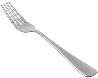 Amazon Basics Stainless Steel Dinner Knives with Round Edge, Silverware, Table Knives, Restaurant Quality, Pack of 12, Silver