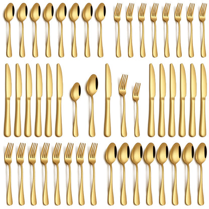 PHILIPALA 30 Piece Silverware Set, Stainless Steel Flatware Set for 6 Food Grade Novelty Flatware Cutlery Utensil Set Include Knife Fork Spoon Mirror Polished Dishwasher Safe