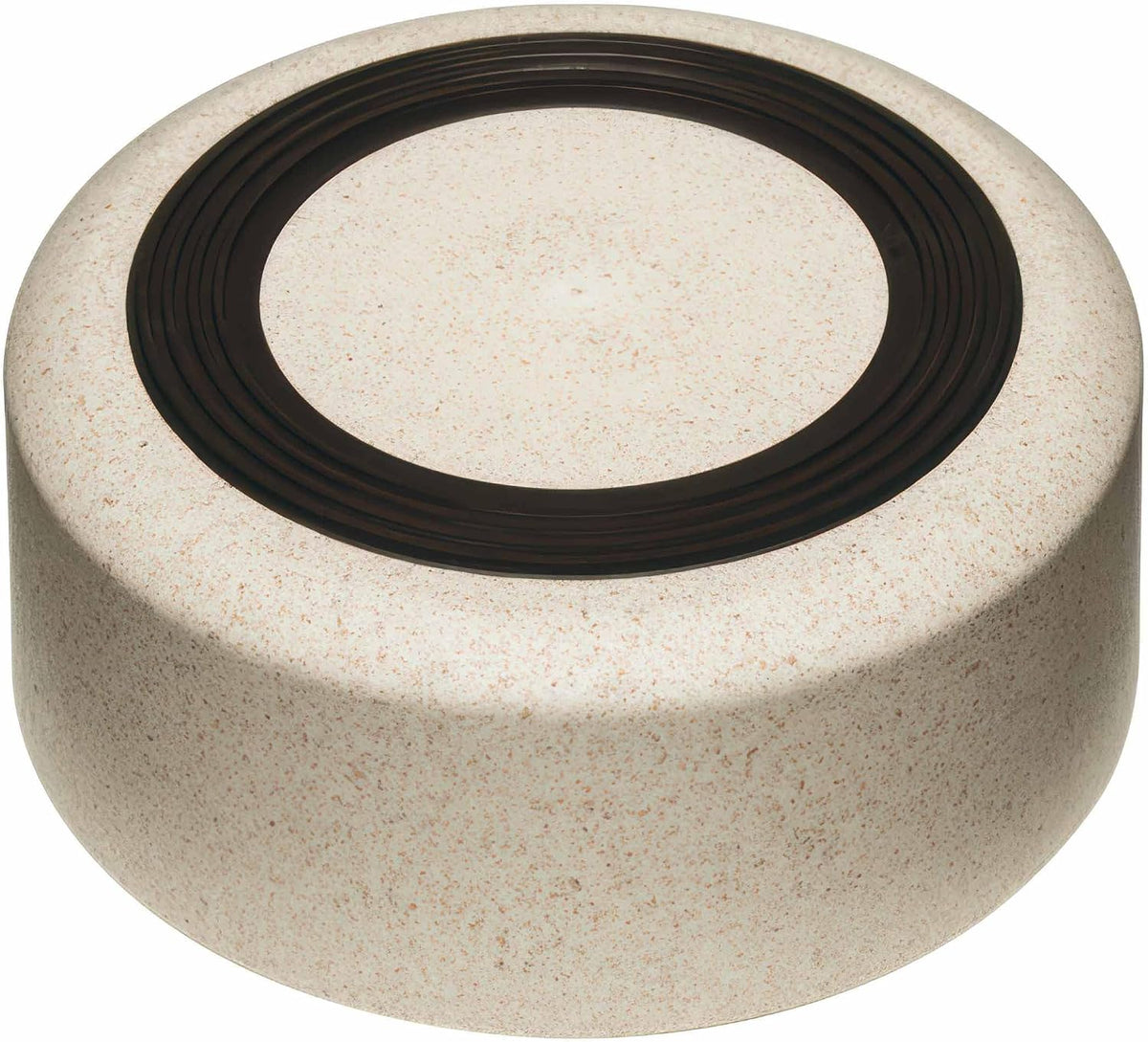 Loving Pets - Dolce Bamboo - Eco-Friendly Pet Bowls & Dishes for Dog, Cats, Puppy Food and Water Dish -Sustainable and Dishwasher Safe, Made with Real Bamboo (Medium, Oat-Beige)