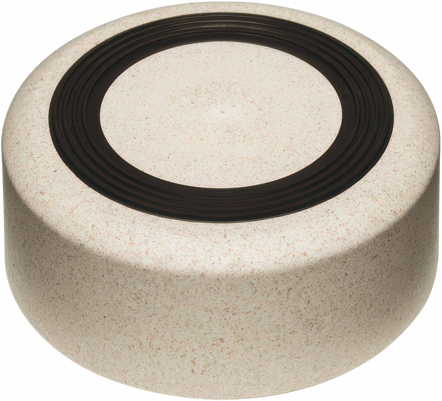 Loving Pets - Dolce Bamboo - Eco-Friendly Pet Bowls & Dishes for Dog, Cats, Puppy Food and Water Dish -Sustainable and Dishwasher Safe, Made with Real Bamboo (Small, Oat-Beige)