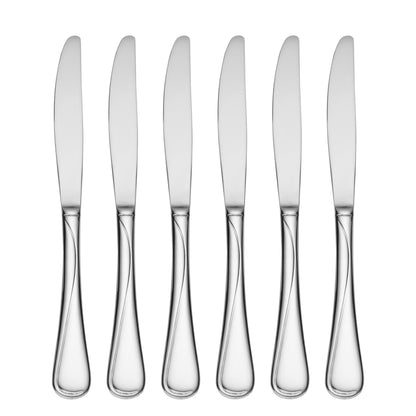 Oneida Flight Teaspoons Silverware Set for 6, Flatware | mirror finish, dishwasher safe | cutlery set for kitchen and dining, utensil set, kitchen gifts for women, heavy duty