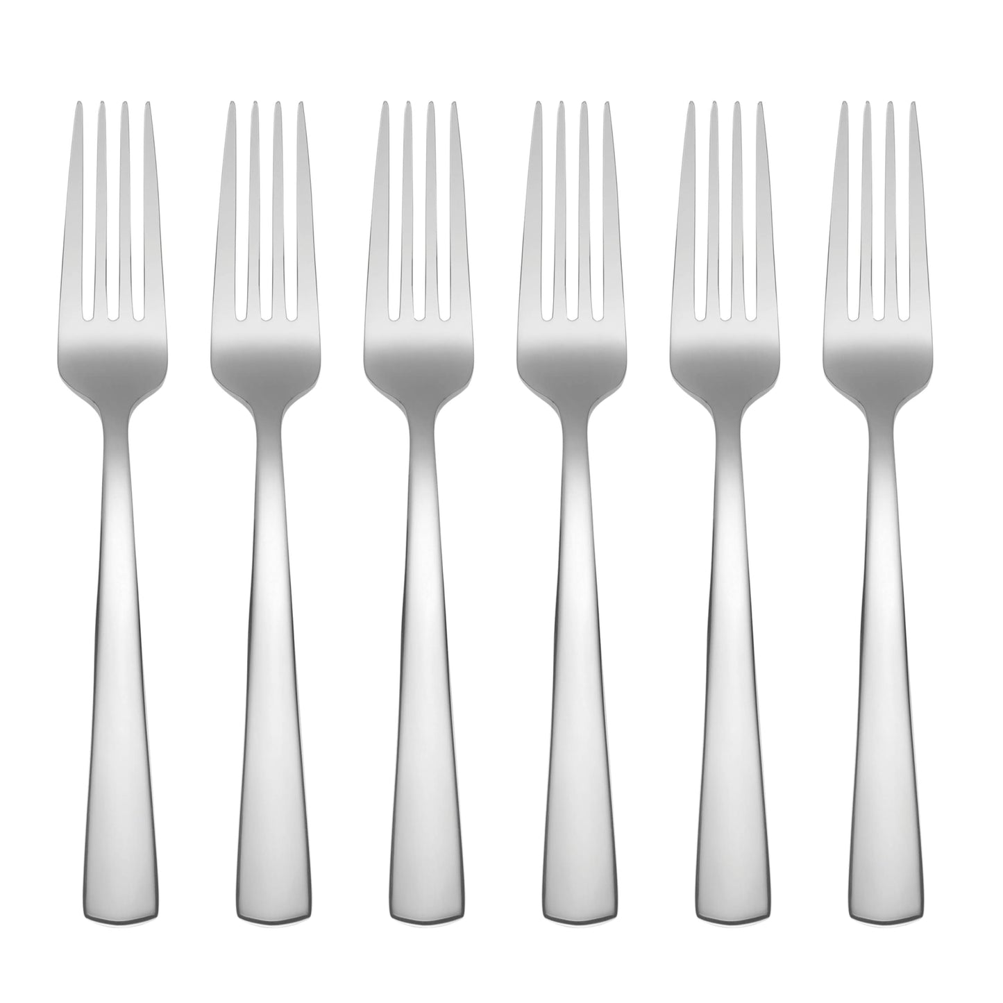 Oneida Aptitude Soup Spoons Silverware Set for 6, Flatware | 18/0 stainless steel, mirror finish | 6.7 inch length | dishwasher safe, cutlery set, utensil set, gift