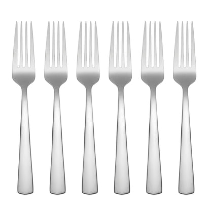 Oneida Aptitude Soup Spoons Silverware Set for 6, Flatware | 18/0 stainless steel, mirror finish | 6.7 inch length | dishwasher safe, cutlery set, utensil set, gift